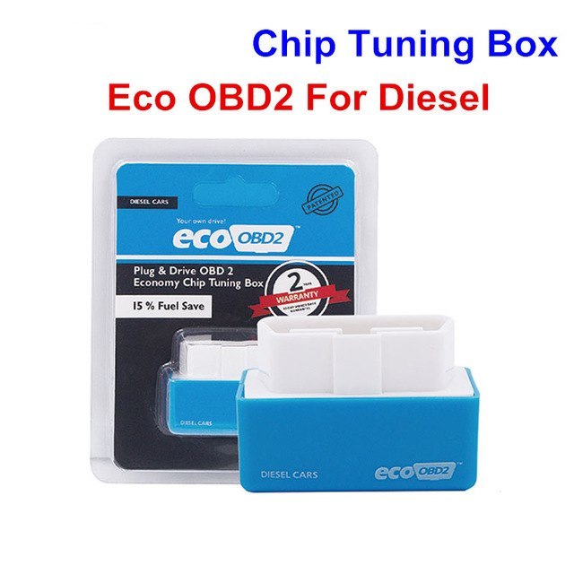 EcoOBD2 Plug & Play Fuel Saver – Smart OBD2 Chip for Gasoline Cars (Fuel Economy & Performance Booster)