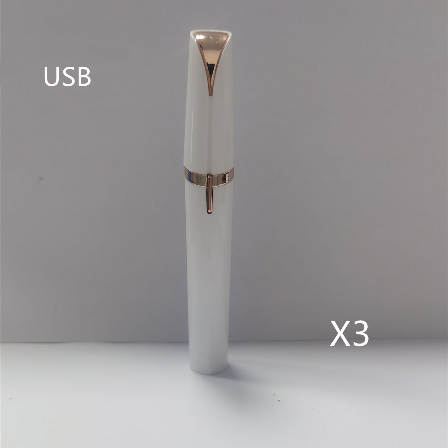 Mini Electric Eyebrow Trimmer – Painless Precision Hair Remover with LED Light