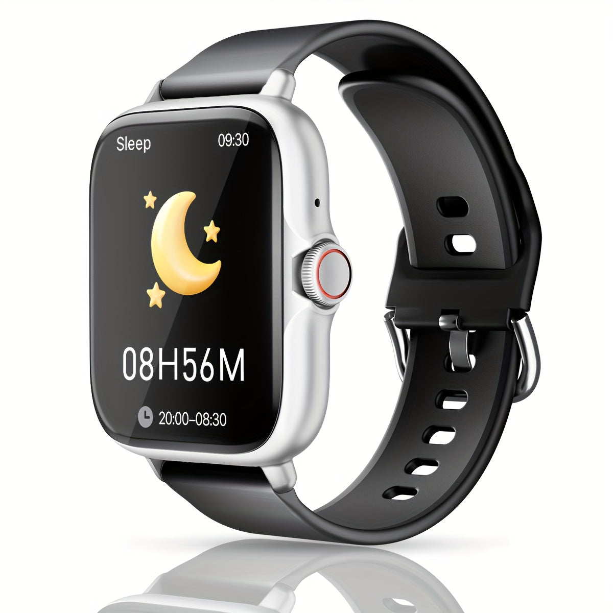 Sports Smart Watch, 1.83'' Full Touch Screen Display with Message, Answer Make Call Smartwatch, Sleep Monitoring, Sports Pedometer, Information Alerts, for iPhone Android Phones, Smartbands Fitness Watch for Women Men Friend