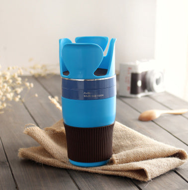 360° Rotating Car Cup Holder – Multi-Function Drink & Storage Organizer