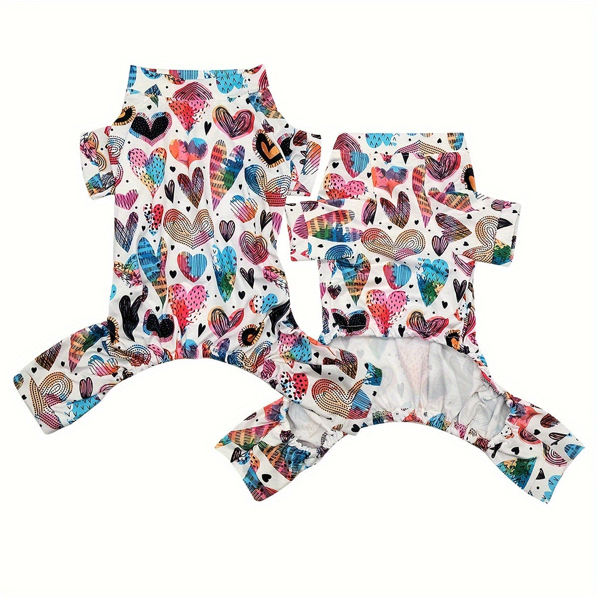 Cute Pet Pajamas for Small and Medium Dogs and Cats - Soft and Comfortable Jumpsuit for Your Furry Friend