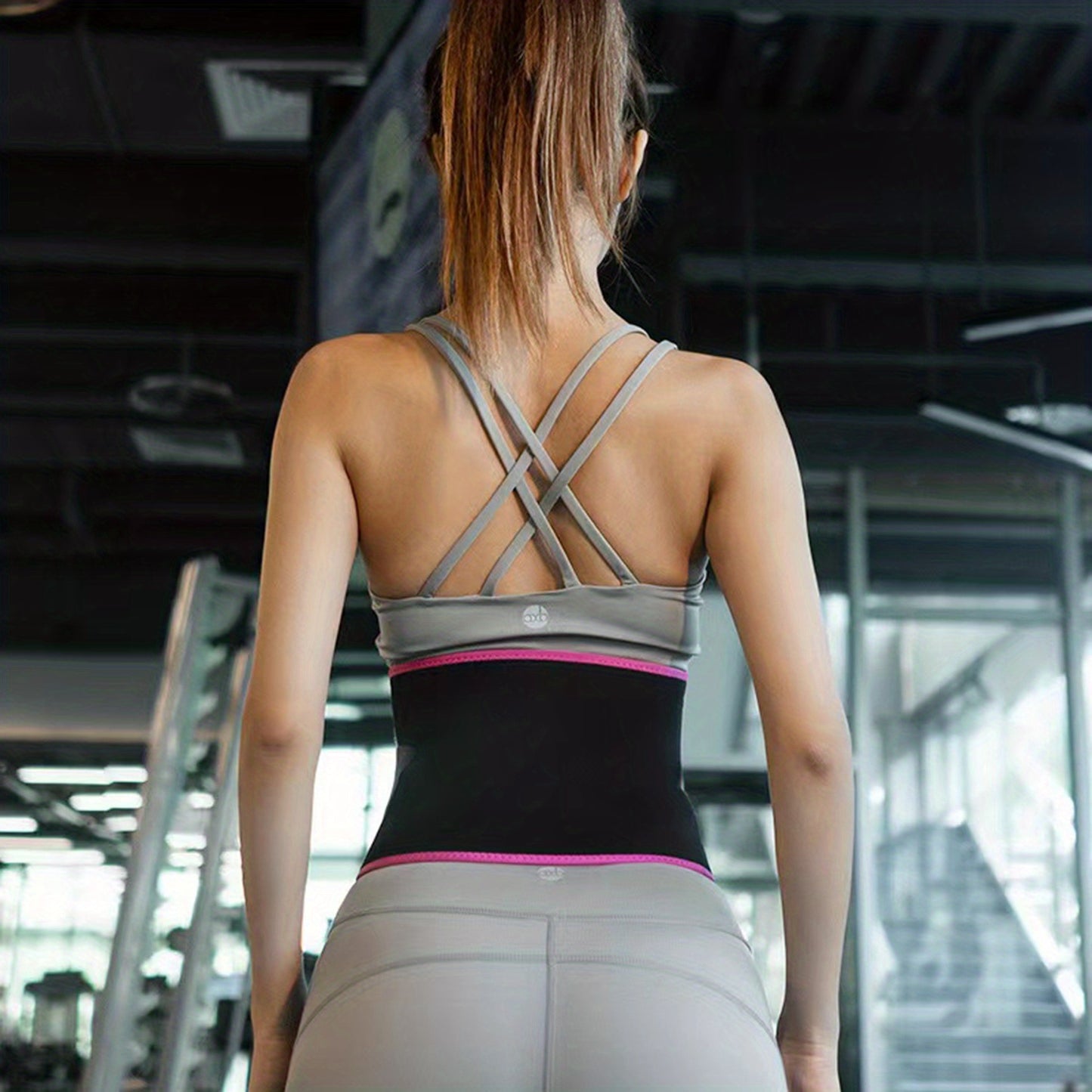 Waist Trimmer For Women And Mens, Elastic Compression Waist Trainer Sweat Belt For Fitness Exercise, Tummy Control Shapewear