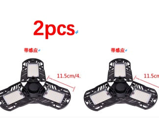 Adjustable Deformable LED Garage Light – 60W Ultra-Bright Ceiling Lamp for Workshop, Basement & Warehouse