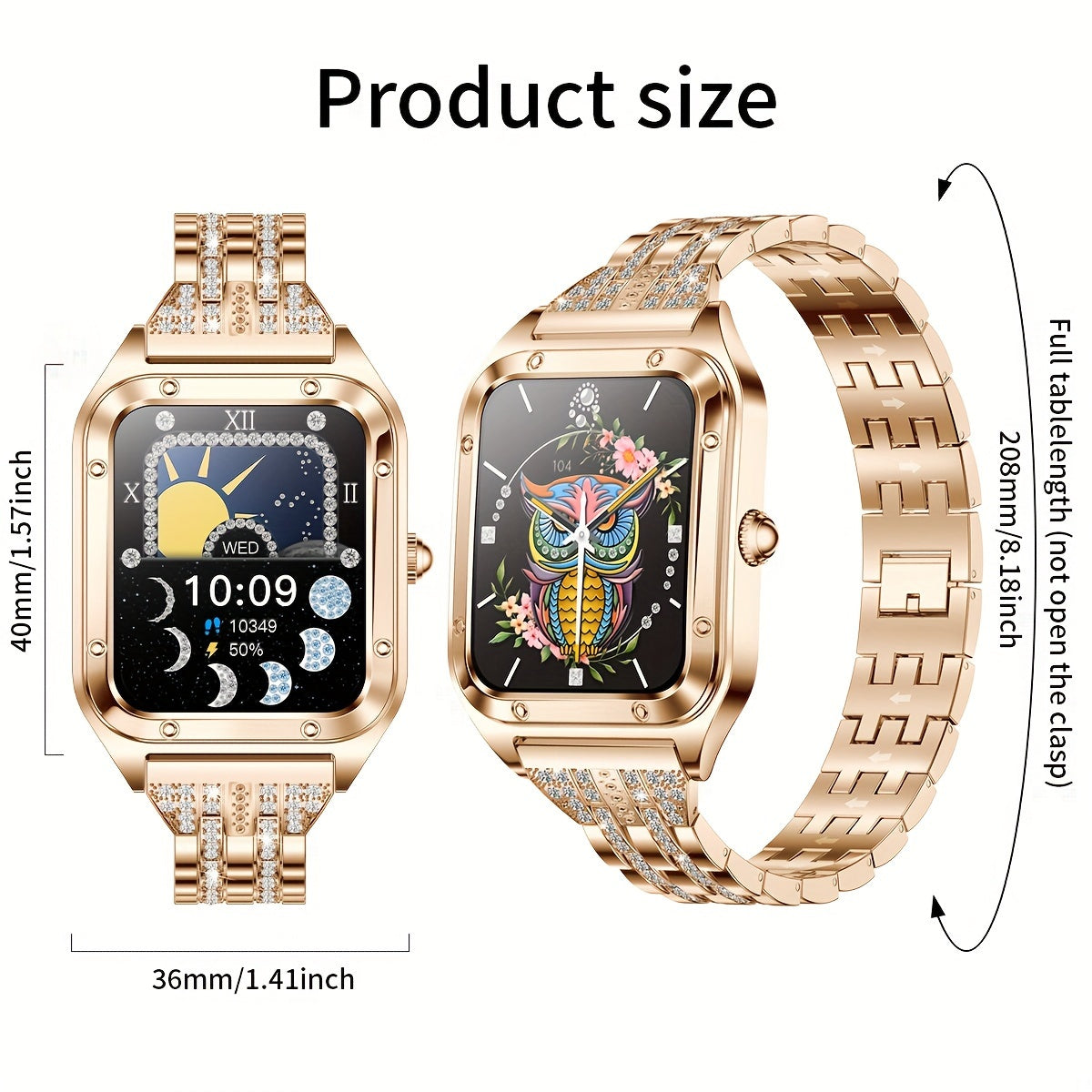 Women's Smart Watch (Answer/Dial), 1.57" Smart Watch For Android And IOS Phones, IP67 Water Resistant Fitness Watch, AI Voice Features for Women & Men