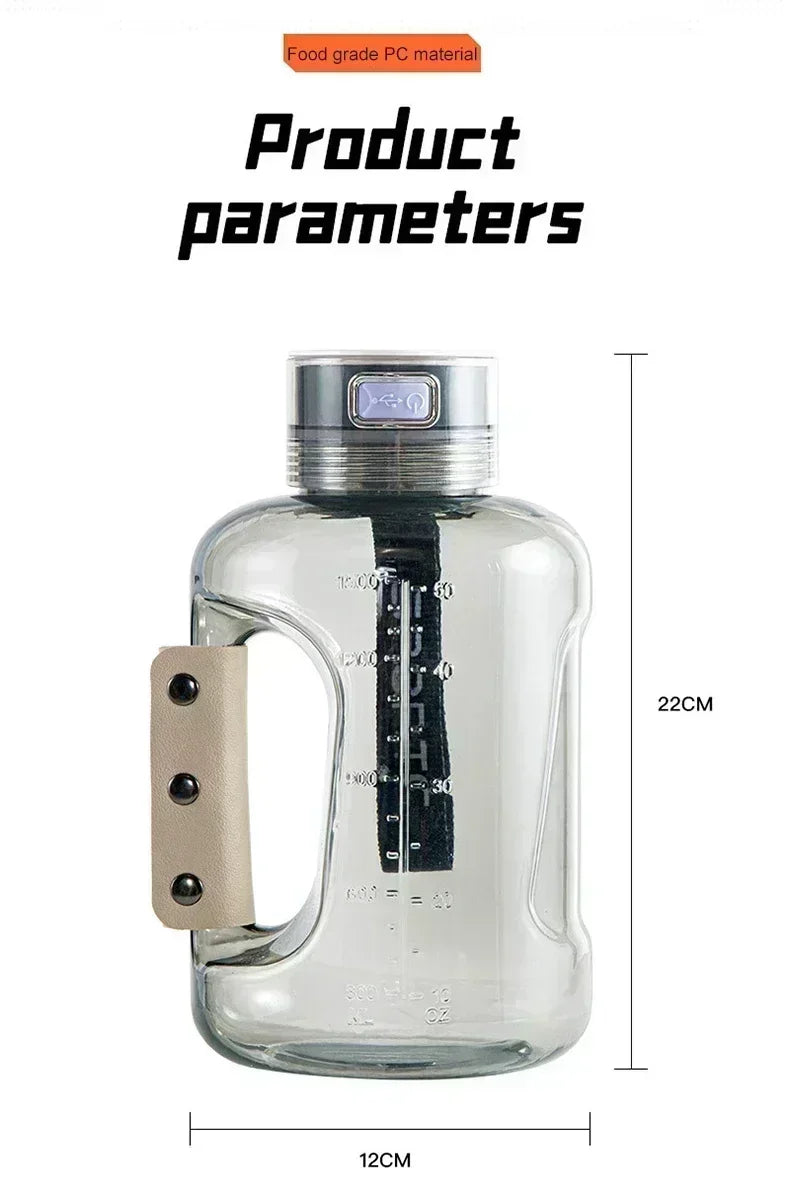 1.5L Hydrogen Rich Portable Sports Water Bottle Rich Molecular Hydrogen Water kettle