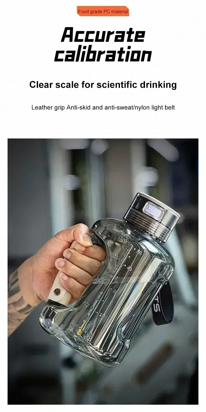 1.5L Hydrogen Rich Portable Sports Water Bottle Rich Molecular Hydrogen Water kettle