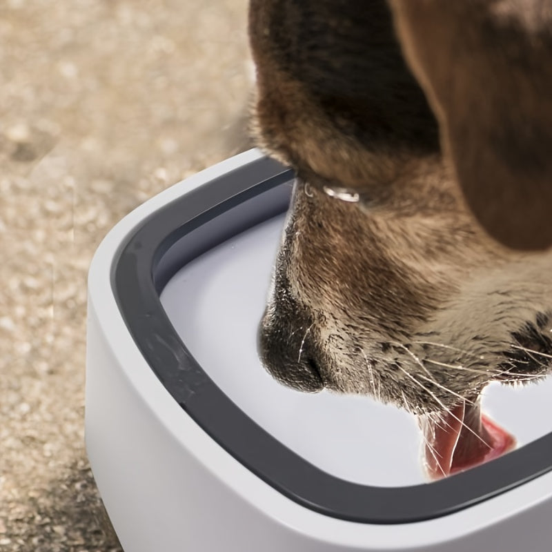 Spill-Proof Pet Water Bowl for Dogs & Cats - Anti-Splash, Non-Slip Base with Floating Filter Design, Perfect for Travel & Home Use, Dog Water Bowl