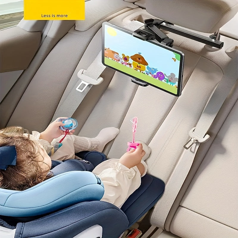 Car Tablet Holder, Headrest Tablet Mount Headrest Stand Cradle Compatible With Devices For IPad Air Mini, Other 4.7-12.9" Cell Phones And Tablets