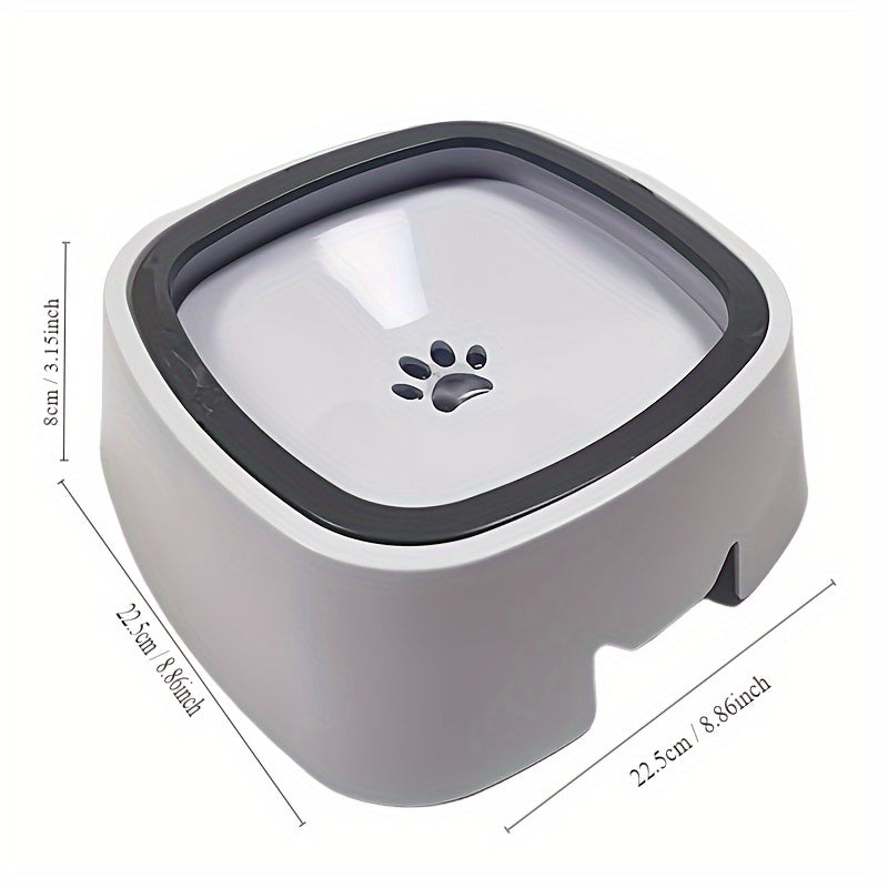 Spill-Proof Pet Water Bowl for Dogs & Cats - Anti-Splash, Non-Slip Base with Floating Filter Design, Perfect for Travel & Home Use, Dog Water Bowl
