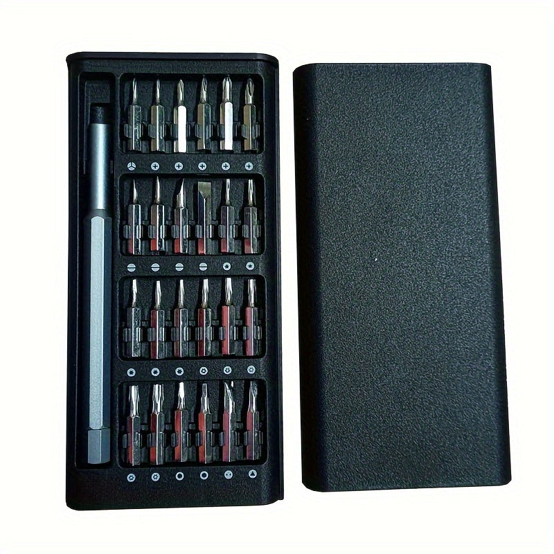 25-in-1 Multi-Functional Screwdriver Set - Disassemble Laptops, Mobile Phones, and More with This Durable Steel Tool - Uncharged, Portable, and Easy to Use for DIY Repair and Maintenance