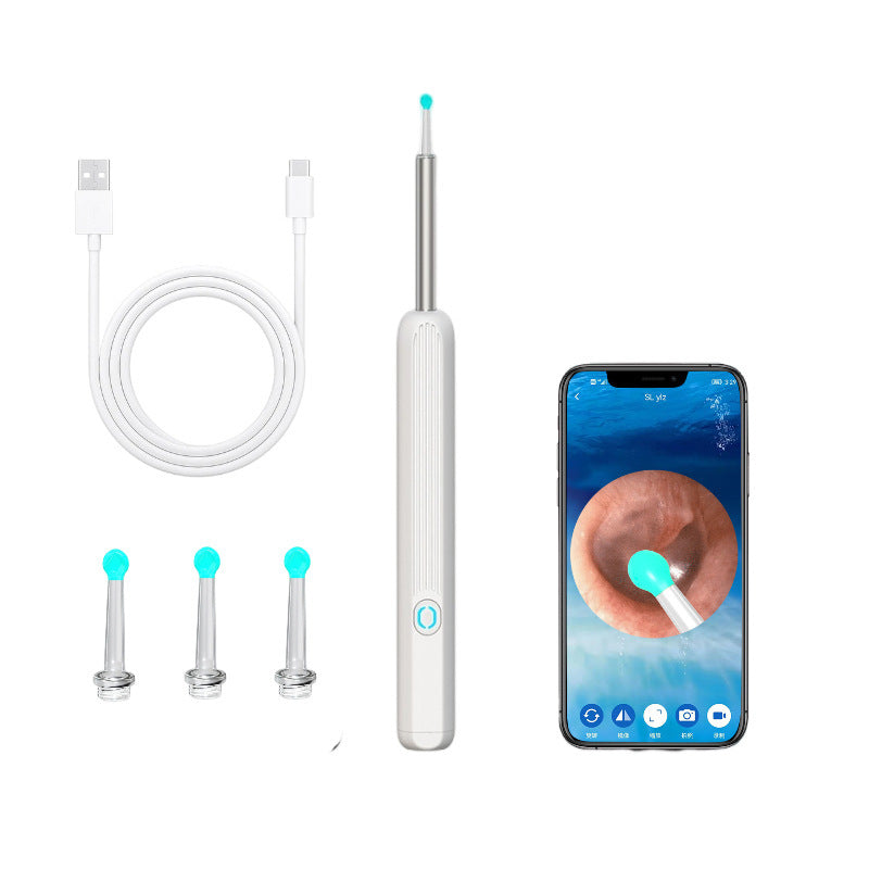 Wireless Visual Ear Cleaner – HD Endoscope with LED Light & Camera