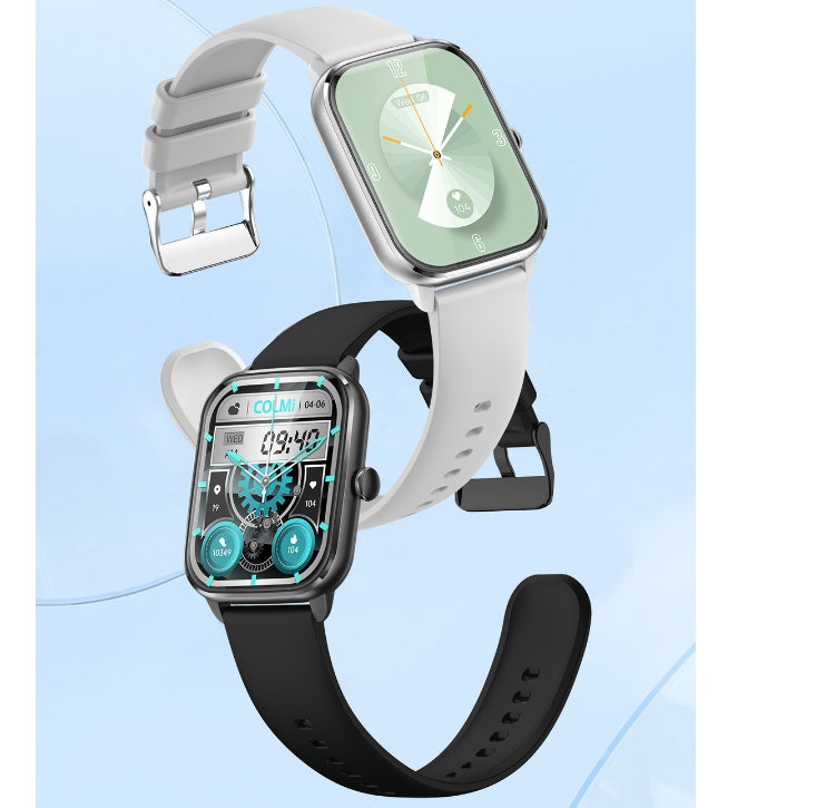 Full Screen Fitness Smartwatch – Bluetooth Calls, Music & Heart Rate Tracker