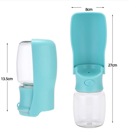 Portable Dog Water Bottle – Foldable Pet Water Dispenser for Outdoor Walks & Travel (350ml / 550ml)