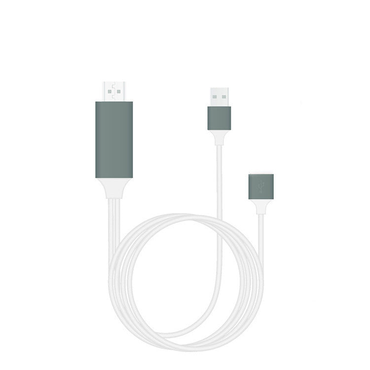 3-in-1 Type-C to HDMI Projection Cable – Lightning, Type-C & Micro USB to HDMI 1080P Adapter