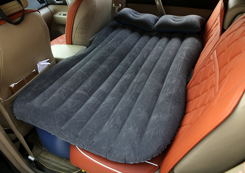 Car Inflatable Bed with Pump – Portable Back Seat Air Mattress for Travel, Camping & Road Trips