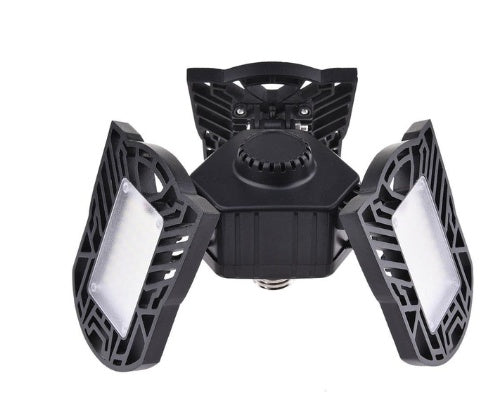 Adjustable Deformable LED Garage Light – 60W Ultra-Bright Ceiling Lamp for Workshop, Basement & Warehouse