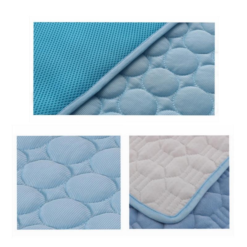 Pet Cooling Mat – Ice Silk Summer Bed Pad for Dogs & Cats