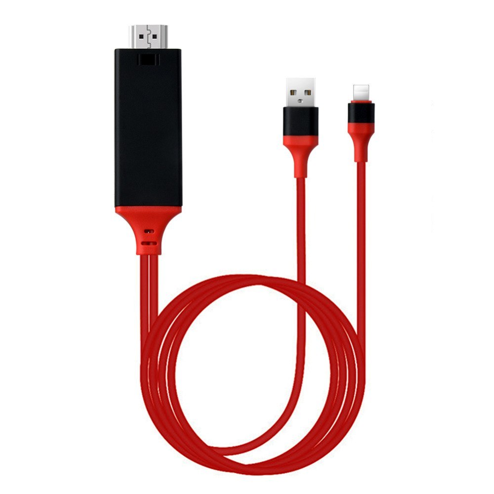 3-in-1 Type-C to HDMI Projection Cable – Lightning, Type-C & Micro USB to HDMI 1080P Adapter