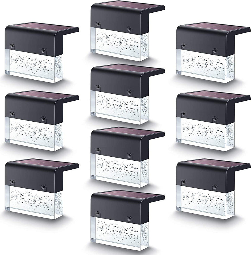 Waterproof RGB Solar Fence Light – Outdoor LED Step & Garden Lamp