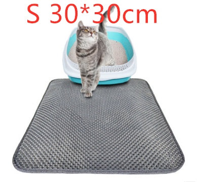 Waterproof Cat Litter Mat – Double-Layer Honeycomb Design for Easy Cleaning