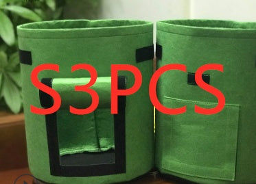 Breathable Grow Bags for Potatoes, Tomatoes & Vegetables – Reusable Plant Growth Bags with Harvest Window