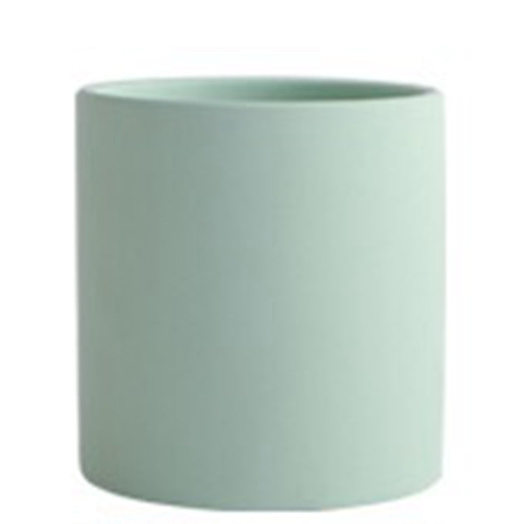 Nordic Ceramic Planter – Minimalist Colorful Flowerpot for Succulents & Indoor Plants