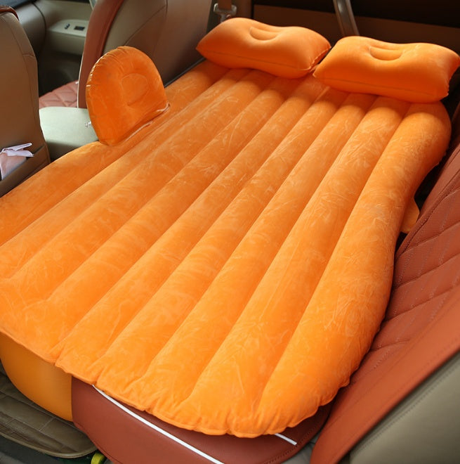 Car Inflatable Bed with Pump – Portable Back Seat Air Mattress for Travel, Camping & Road Trips