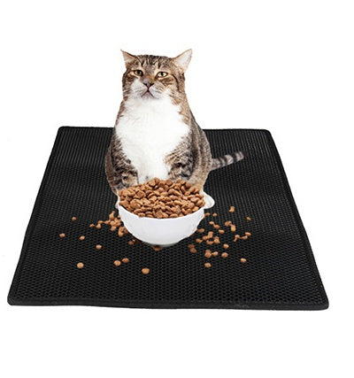 Waterproof Cat Litter Mat – Double-Layer Honeycomb Design for Easy Cleaning