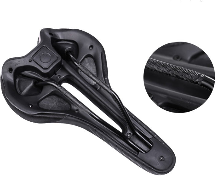 Comfort Gel Bike Seat – Thickened Silicone Cushion with Reflective PU Leather