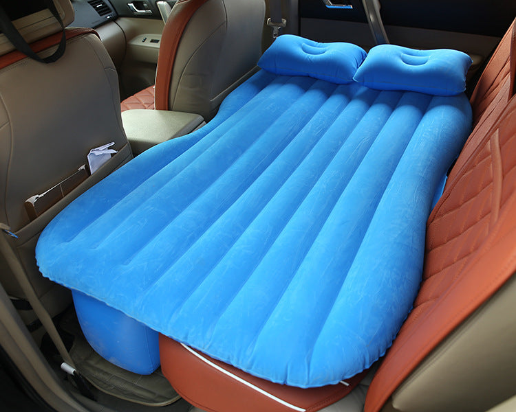 Car Inflatable Bed with Pump – Portable Back Seat Air Mattress for Travel, Camping & Road Trips