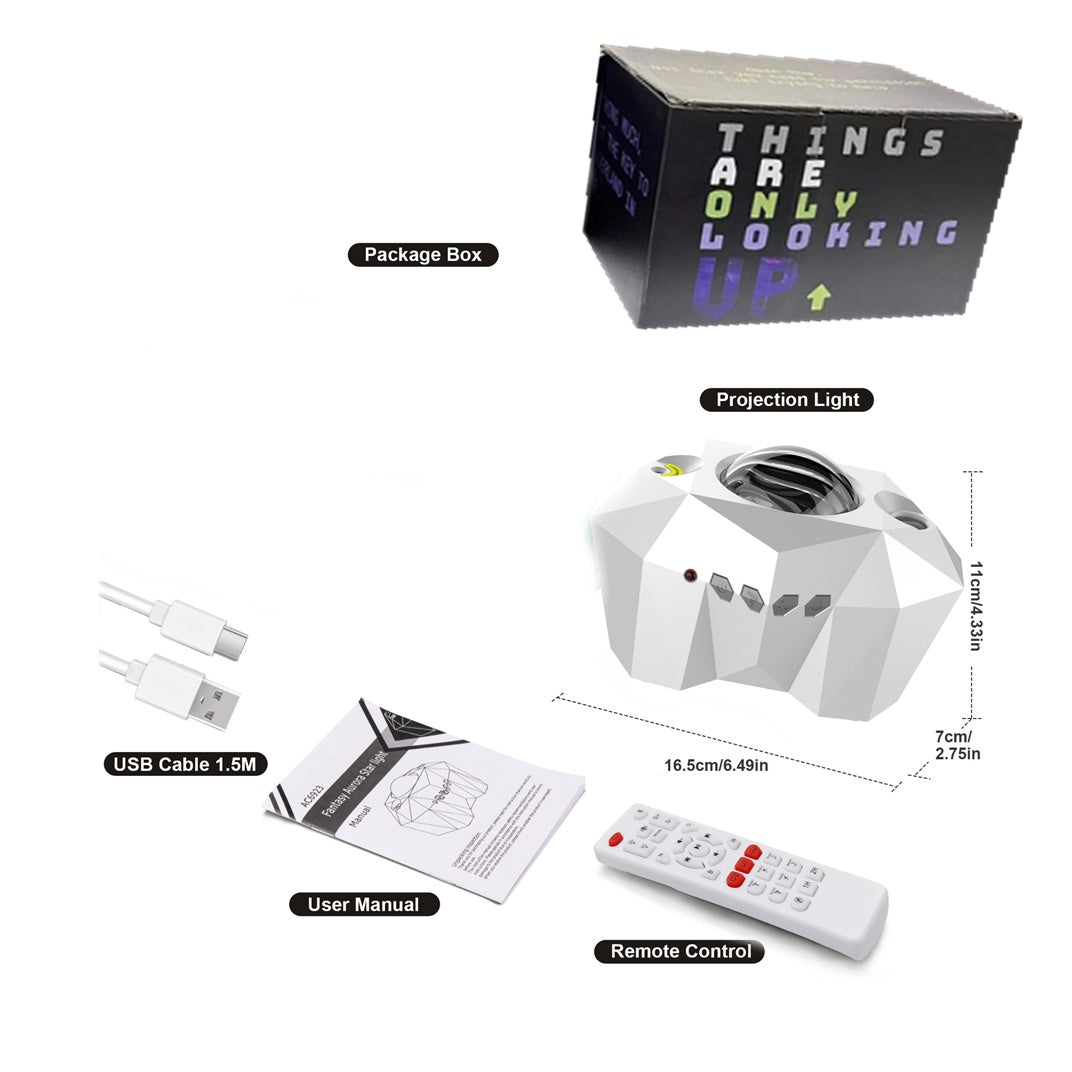 Ocean Wave Star Projector Lamp with Bluetooth Music & Remote Control – Multi-Color LED Water Pattern Light