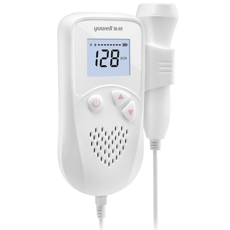 Portable Fetal Doppler – Baby Heartbeat Monitor with LCD Display & Ultrasound Probe