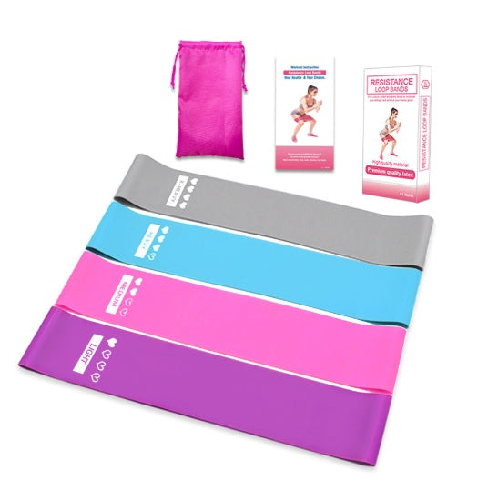 Resistance Bands Set – Elastic Booty & Fitness Bands for Gym, Yoga & Home Workout
