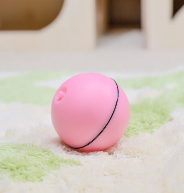 Interactive LED Rolling Cat Toy Ball – Automatic USB Rechargeable Pet Toy