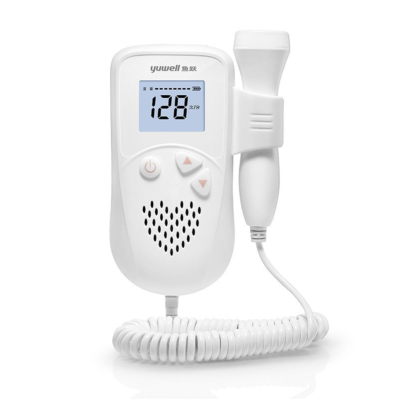 Portable Fetal Doppler – Baby Heartbeat Monitor with LCD Display & Ultrasound Probe