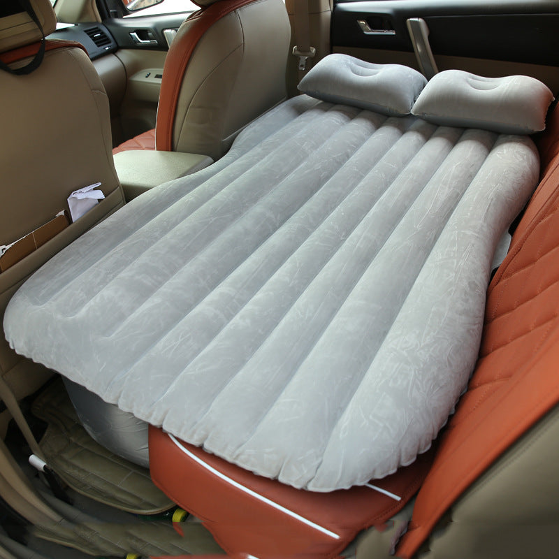Car Inflatable Bed with Pump – Portable Back Seat Air Mattress for Travel, Camping & Road Trips
