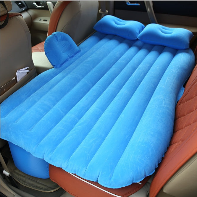 Car Inflatable Bed with Pump – Portable Back Seat Air Mattress for Travel, Camping & Road Trips
