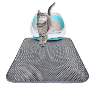 Waterproof Cat Litter Mat – Double-Layer Honeycomb Design for Easy Cleaning