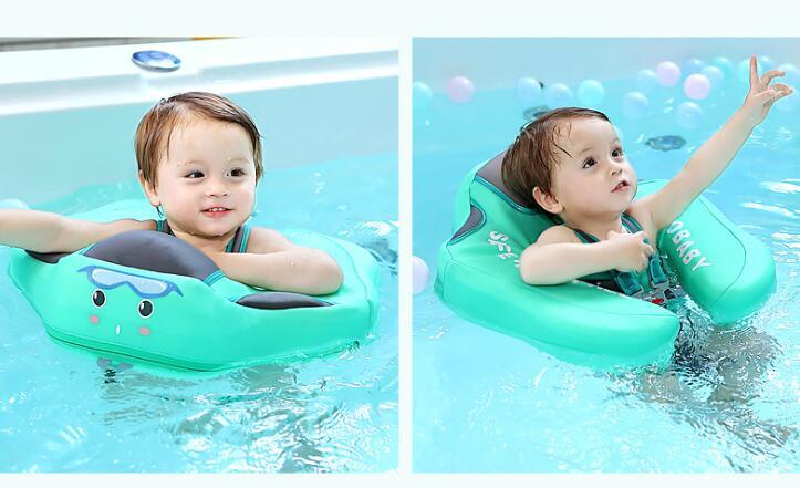 Baby Swim Trainer Float with Canopy – Adjustable Infant Pool Ring for Supported Water Play