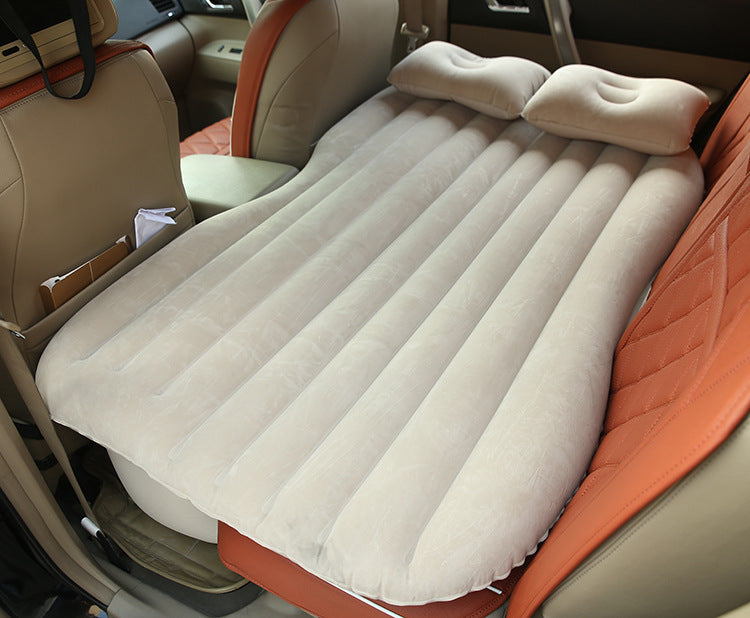 Car Inflatable Bed with Pump – Portable Back Seat Air Mattress for Travel, Camping & Road Trips