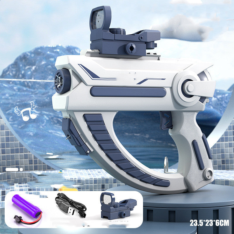 Space Electric Water Gun – Automatic USB Rechargeable High-Pressure Water Blaster for Kids & Adults