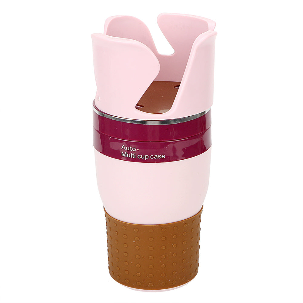 360° Rotating Car Cup Holder – Multi-Function Drink & Storage Organizer