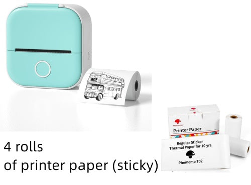 Mini Bluetooth Label Printer – Portable Thermal Photo & Note Printer