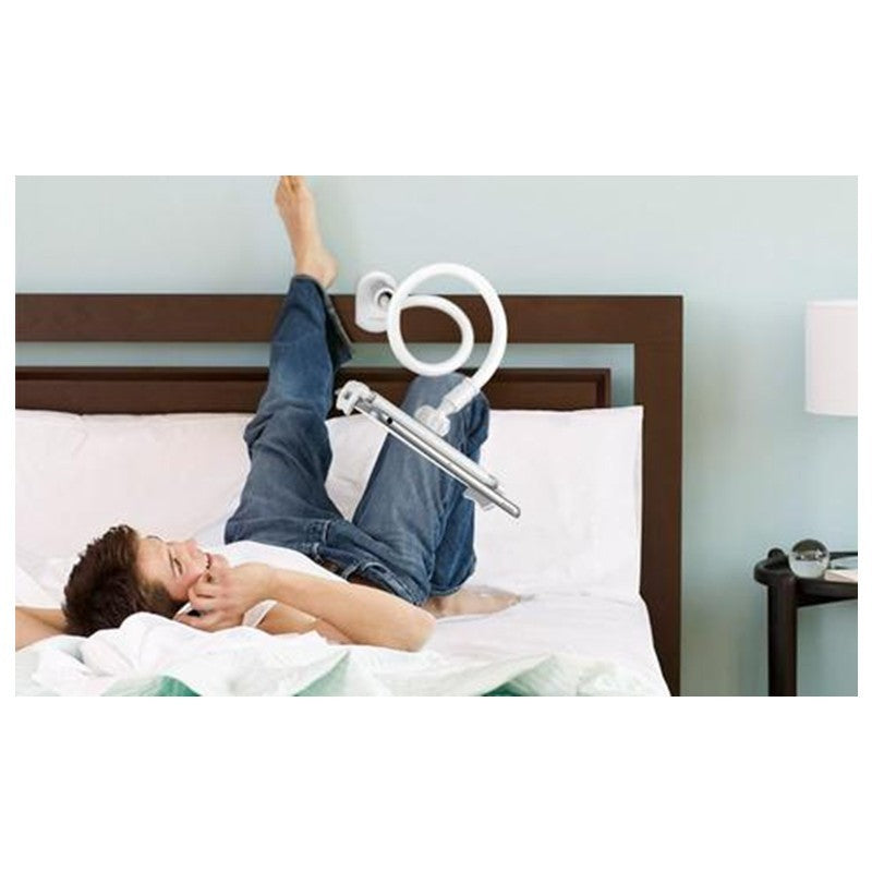 360° Flexible Lazy Phone & Tablet Stand – Adjustable Gooseneck Holder for Desk & Bed