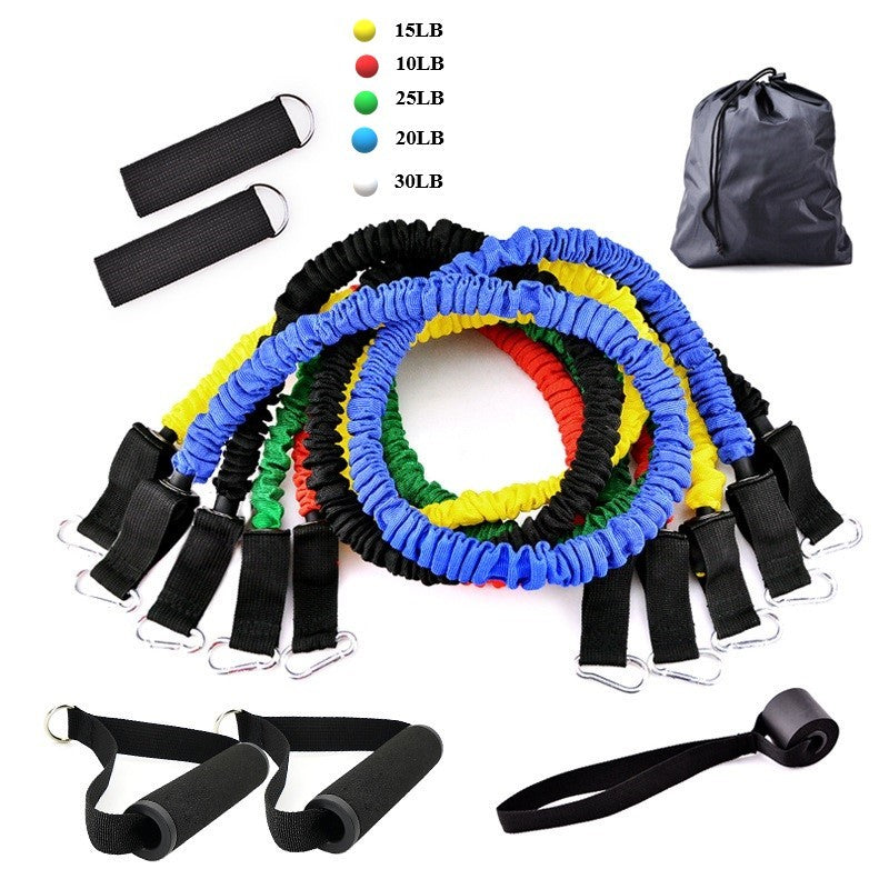 Portable Resistance Bands Set – Full Body Workout Kit for Home & Gym Training