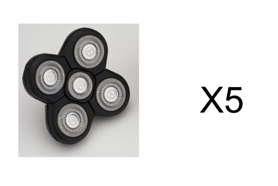 5-in-1 Waterproof Electric Shaver – 5 Blade Rechargeable Razor for Men