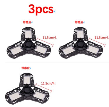 Adjustable Deformable LED Garage Light – 60W Ultra-Bright Ceiling Lamp for Workshop, Basement & Warehouse