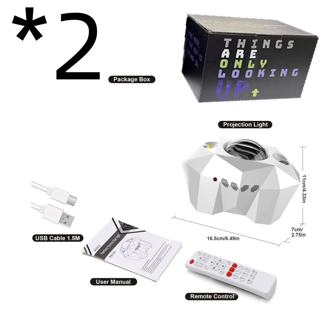 Ocean Wave Star Projector Lamp with Bluetooth Music & Remote Control – Multi-Color LED Water Pattern Light