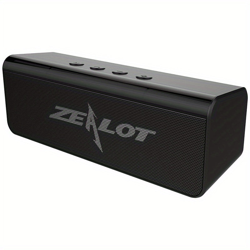 ZEALOT S31 Futuristic Portable Wireless Speaker, 2200mAh Battery, 10-Hour Playtime, Dual Loud Stereo with 3D Surround Sound, Wireless 5.0, Compatible with Phones/Tablets/TVs, Perfect for Home, Car, Outdoor & Camping - Great G