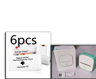 Mini Bluetooth Label Printer – Portable Thermal Photo & Note Printer